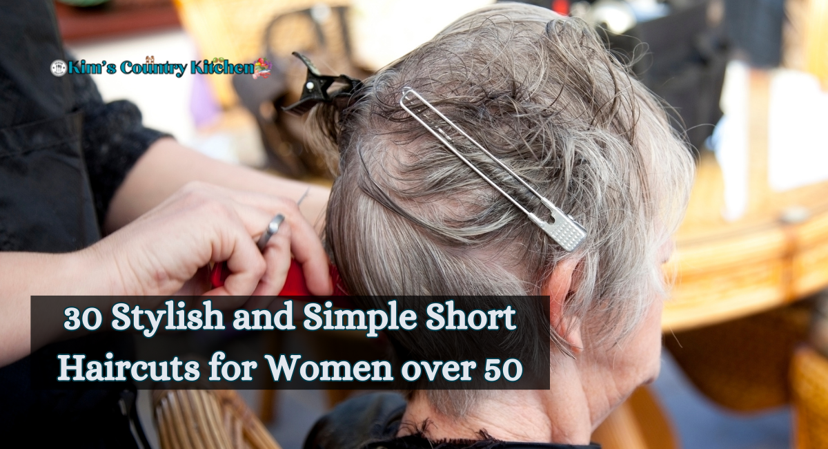 30 Stylish and Simple Short Haircuts for Women over 50